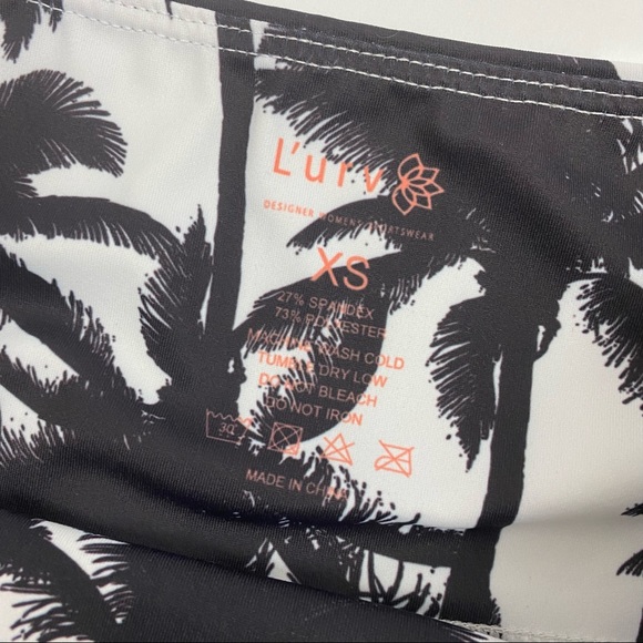 Carbon38 L’urv Palm Paradise Tropical Aloha Hawaiian High Rise Leggings - Picture 10 of 10